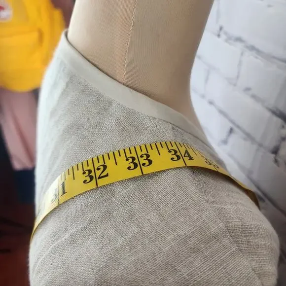 Eileen Fisher Cardigan Womens XS Cotton Linen Tie Front Lightweight corpcore - Picture 6 of 6